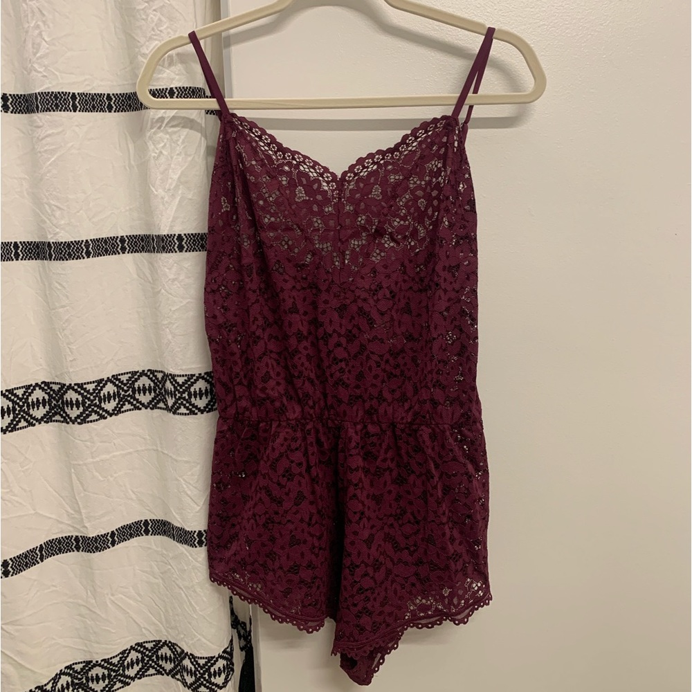 Victoria’s Secret Purple Lace Romper